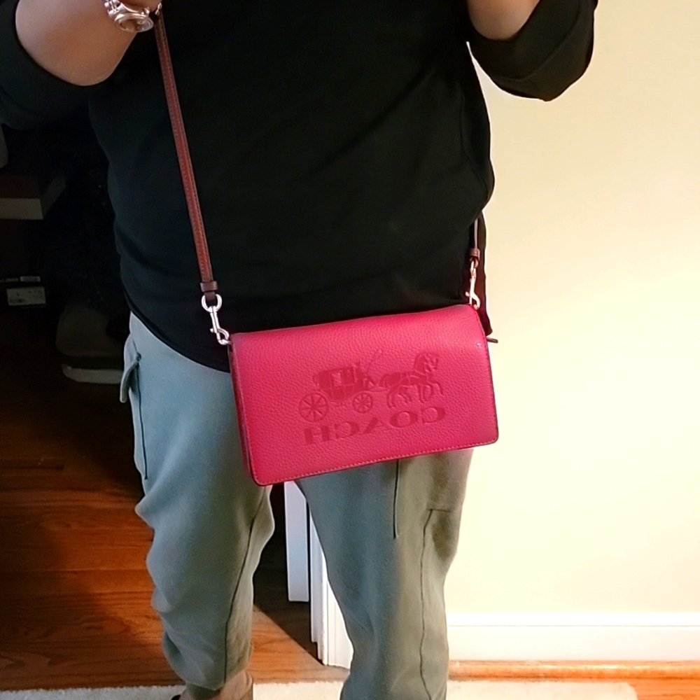 COACH crossbody wallet